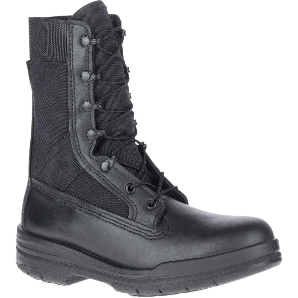 Bates 8in Tropical Seals Non-Safety Toe Work Boots - Womens Black
