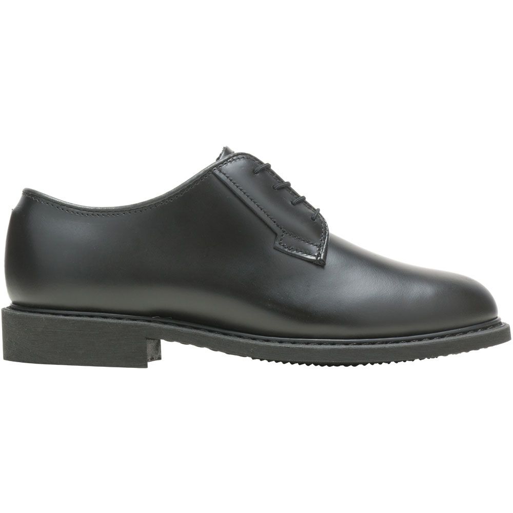 Bates Uniform Ox Leather Non-Safety Toe Work Shoes - Womens Black Side View