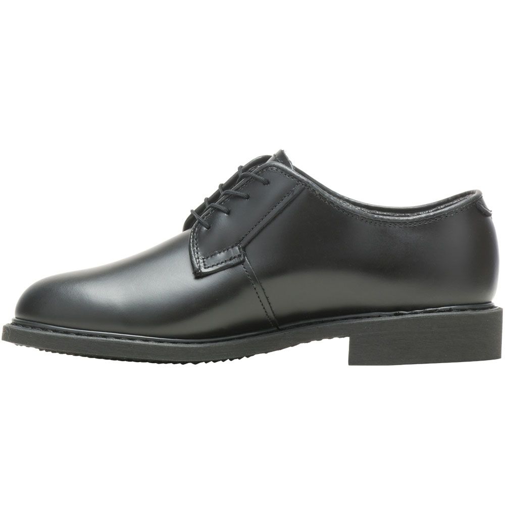 Bates Uniform Ox Leather Non-Safety Toe Work Shoes - Womens Black Back View