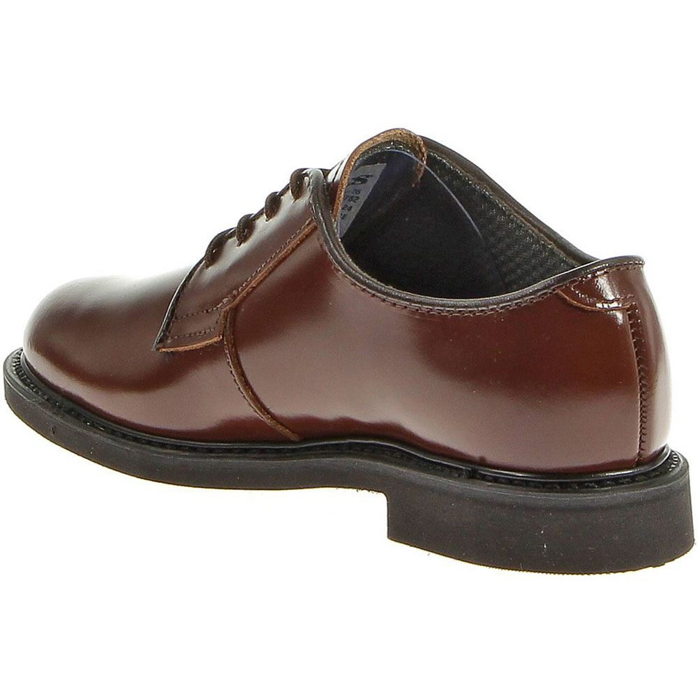 Bates Lites Brown Ox Non-Safety Toe Work Shoes - Womens Brown Back View