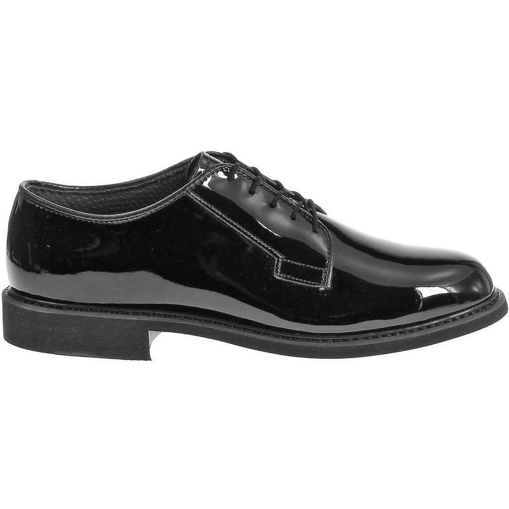 'Bates High Gloss Ox Non-Safety Toe Work Shoes - Mens Black