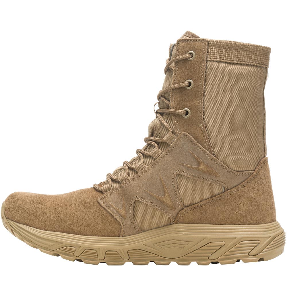 Bates Rush Tall Ar670-1 Non-Safety Toe Work Boots - Mens Coyote Back View