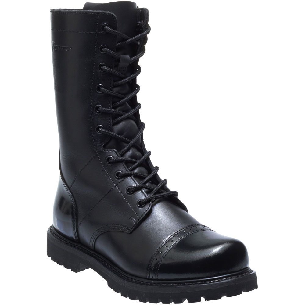 Bates 11in Paratrooper Zip Non-Safety Toe Work Boots - Mens Black