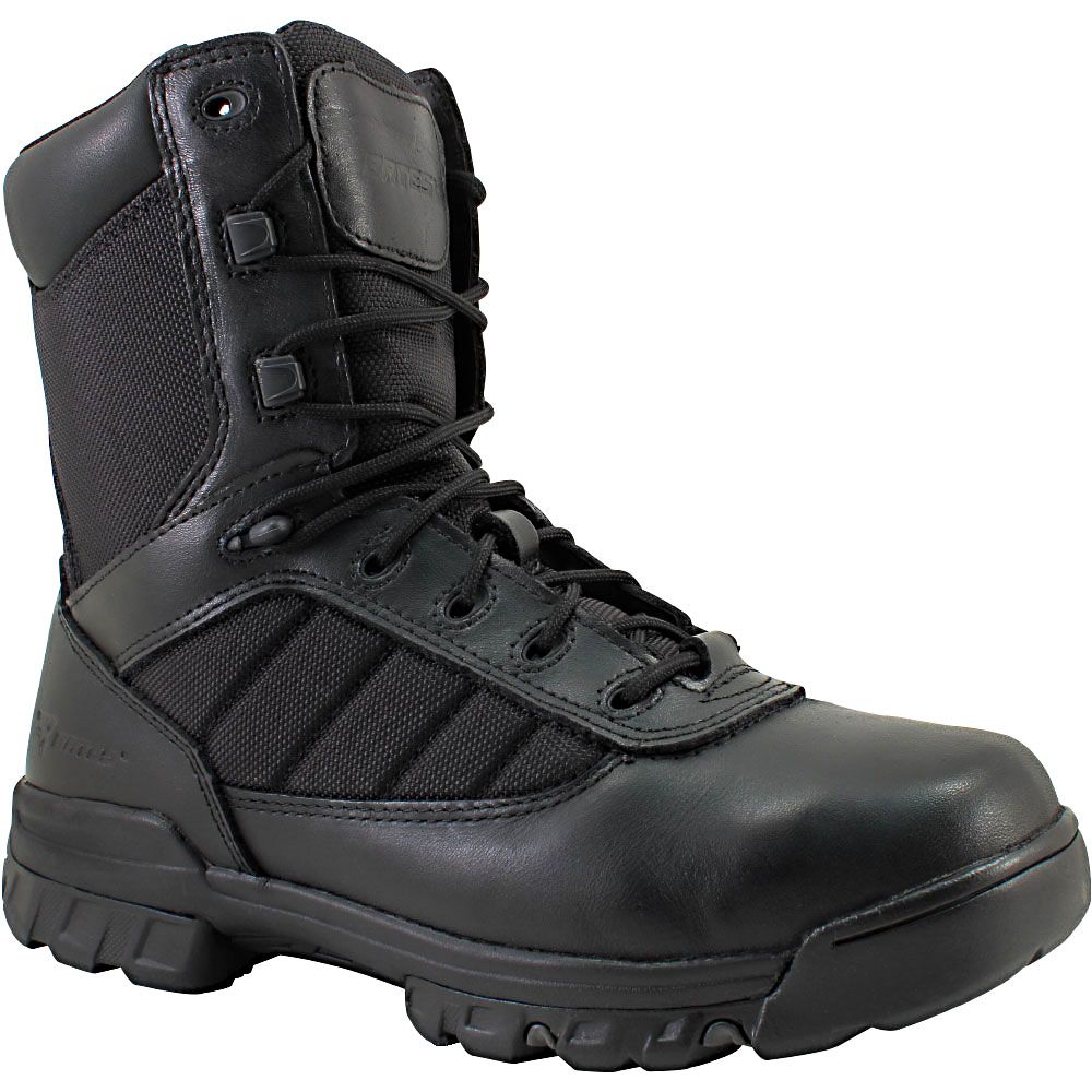 Bates Side Zip Boot Non-Safety Toe Work Boots - Mens Black