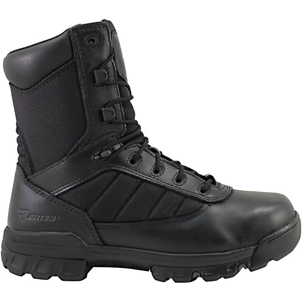 Bates Side Zip Boot Non-Safety Toe Work Boots - Mens Black