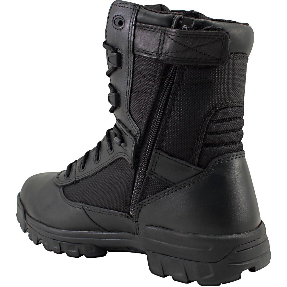 Bates Side Zip Boot Non-Safety Toe Work Boots - Mens Black Back View