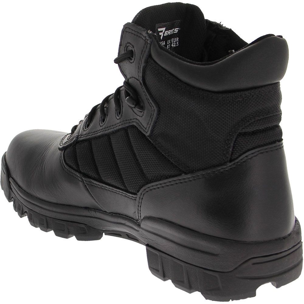 Bates Tactical Boot 6in Non Non-Safety Toe Work Boots - Mens Black Back View