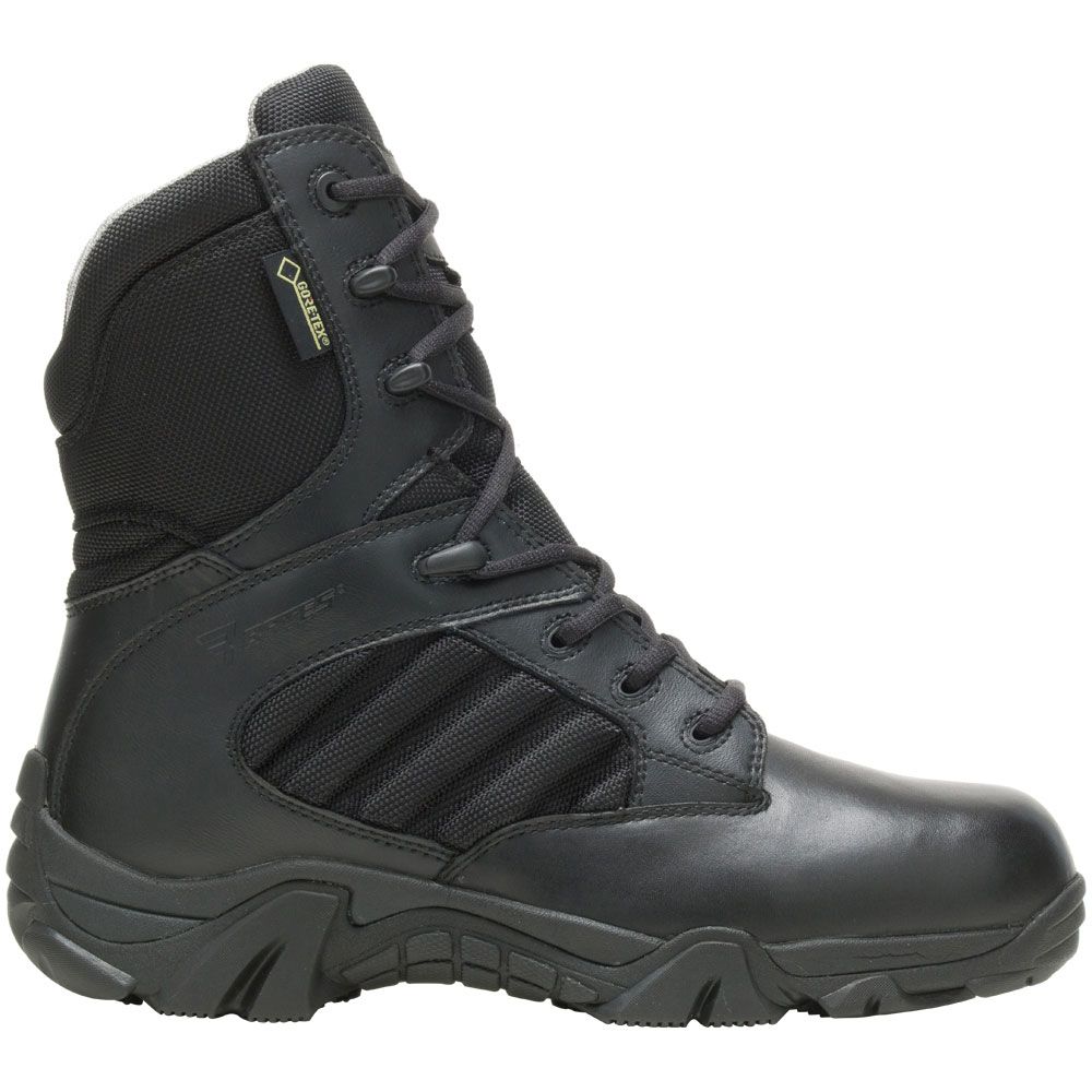 Bates Gx 8 Ins Side Zip Gtz Non-Safety Toe Work Boots - Mens Black