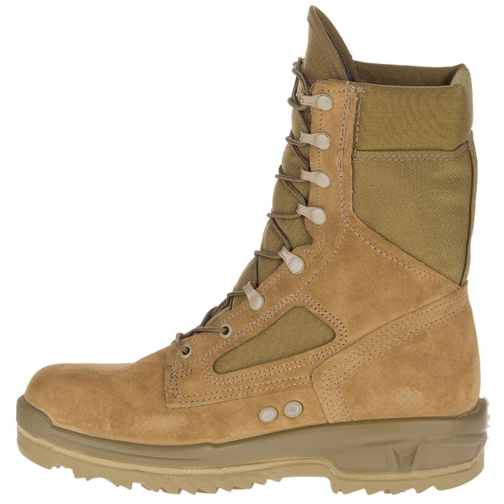 Bates Terrax3 Non-Safety Toe Work Boots - Mens Warrior Olive Mohave Back View