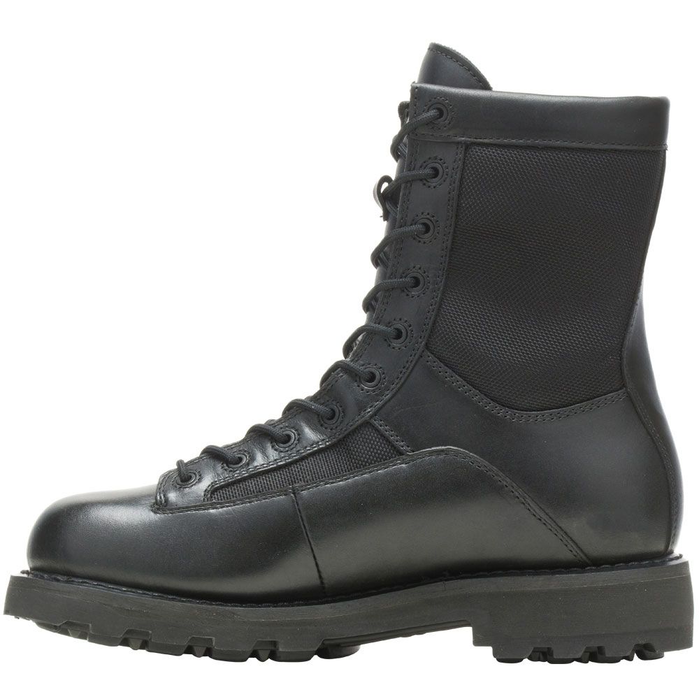 Bates 8in Durashocks Wp Non-Safety Toe Work Boots - Mens Black Back View