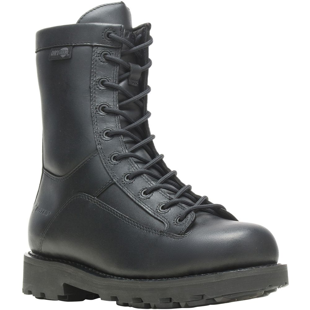 Bates 8" Durashocks Zip Non-Safety Toe Work Boots - Mens Black