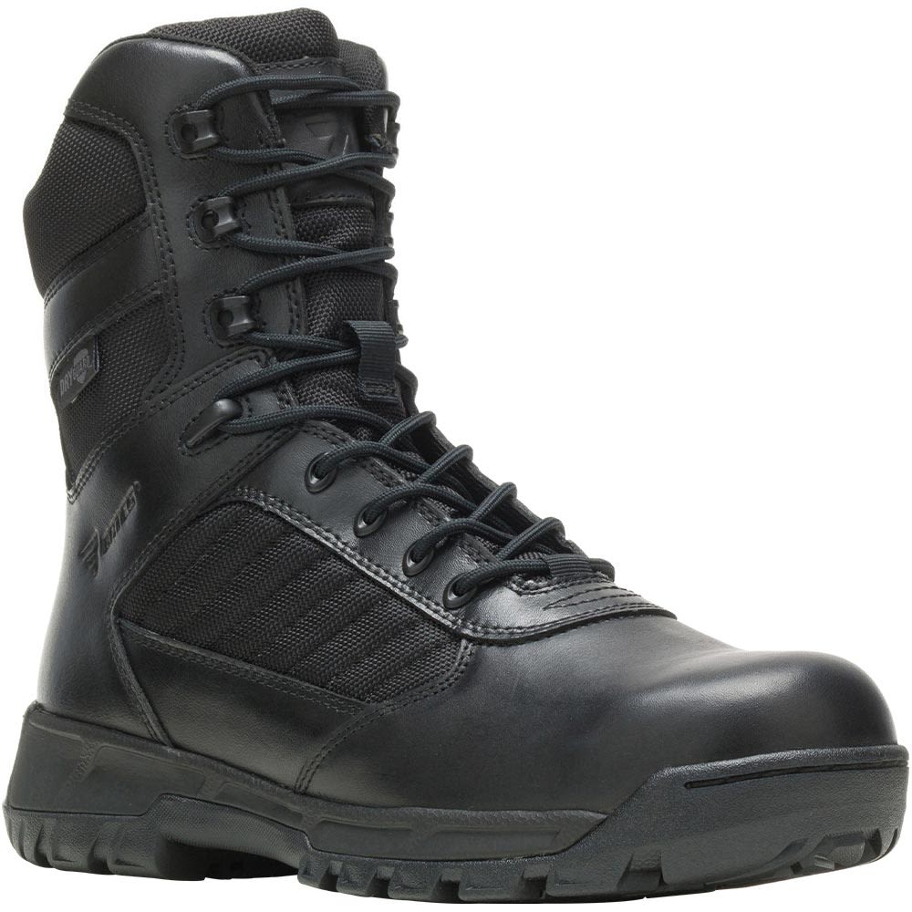Bates Tactical Sport 2 Tall DryGuard Side Zip Soft Toe Work Boots - Mens Black