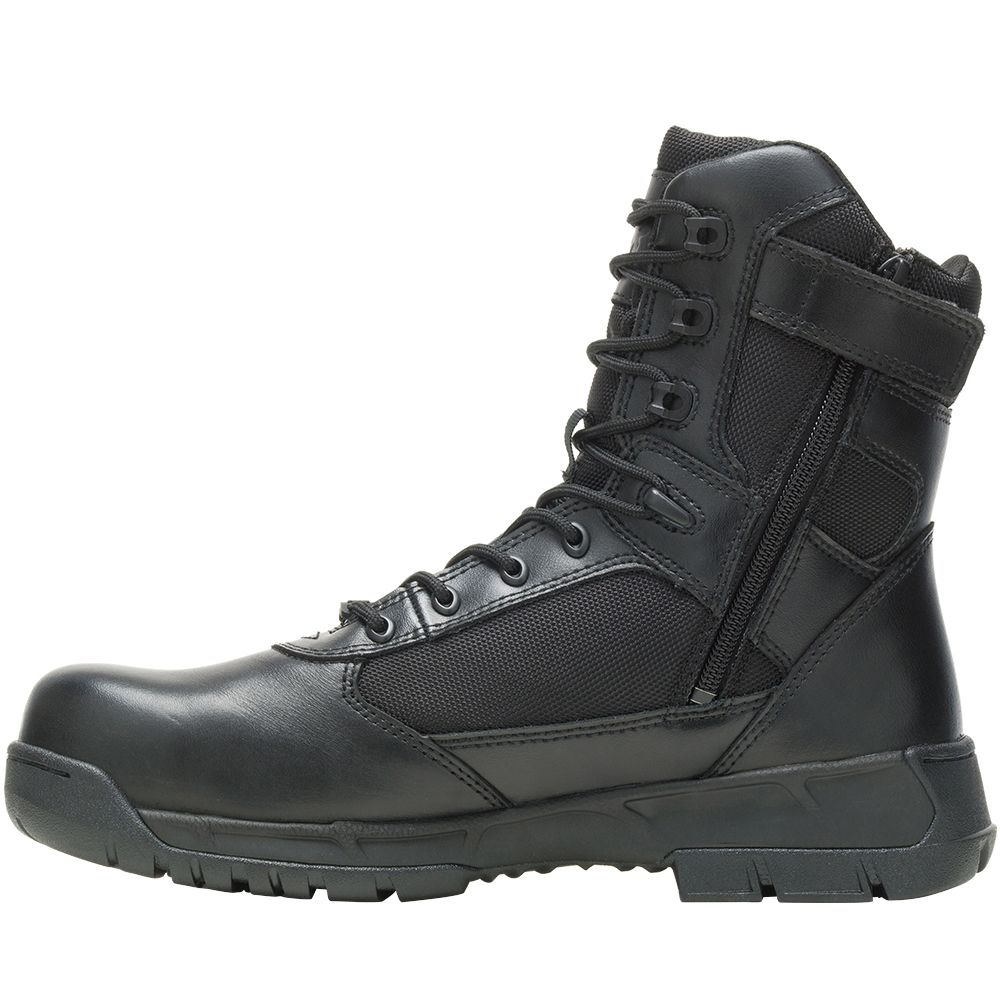 Bates Tactical Sport 2 Tall Zip Composite Toe Work Boots - Mens Black Back View