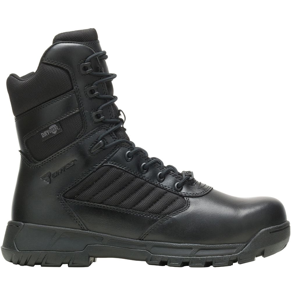 Bates Tactical Sport 2 Tall Zip Dryguard Composite Toe Work Boots - Mens Black Side View