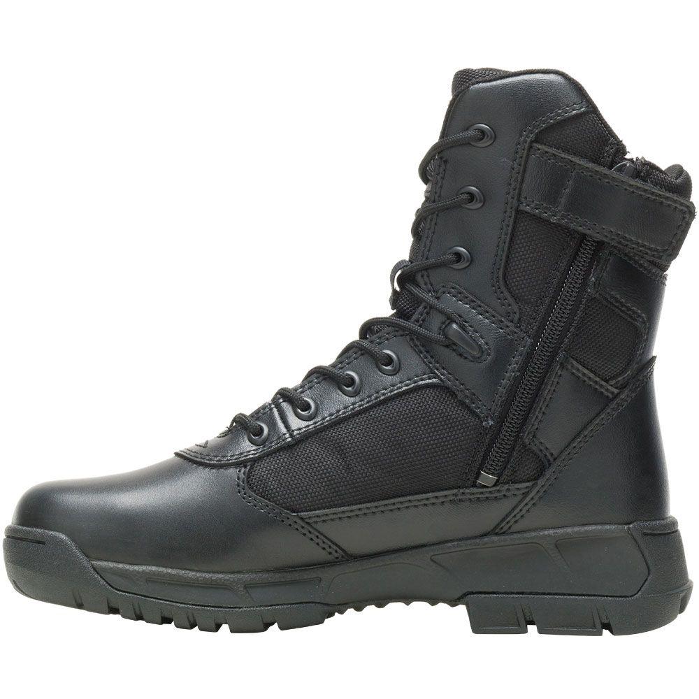 Bates Tac Sport 2 Tall Zip Non-Safety Toe Work Boots - Womens Black Back View