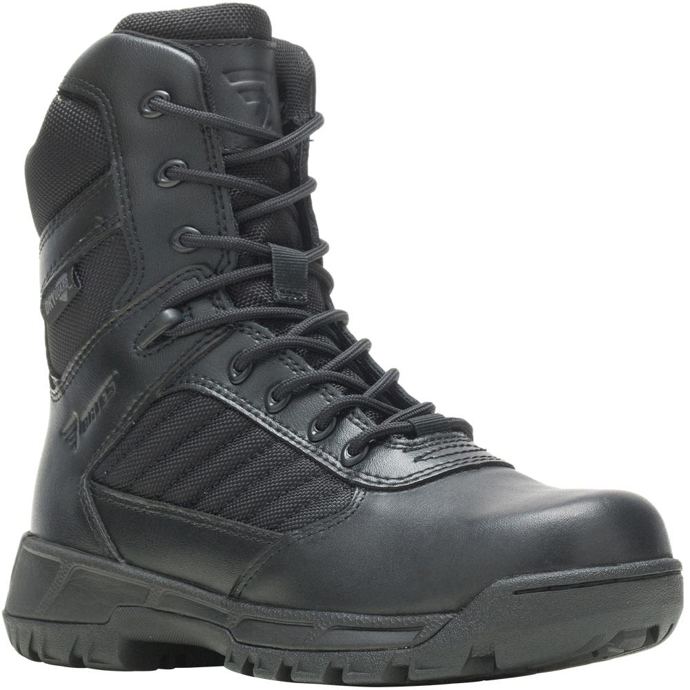 Bates Tactical Sport 2 Tall Zip Dryguard Non-Safety Toe Work Boots - Womens Black