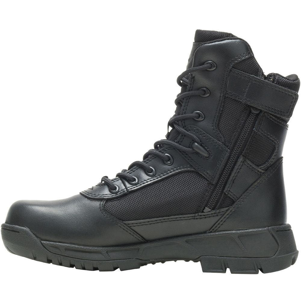 Bates Tactical Sport 2 Tall Zip Dryguard Non-Safety Toe Work Boots - Womens Black Back View