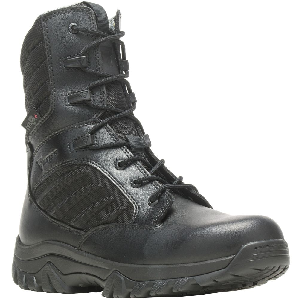 Bates GX X2 Tall Side Zip DryGuard+ Soft Toe Work Boots - Mens Black