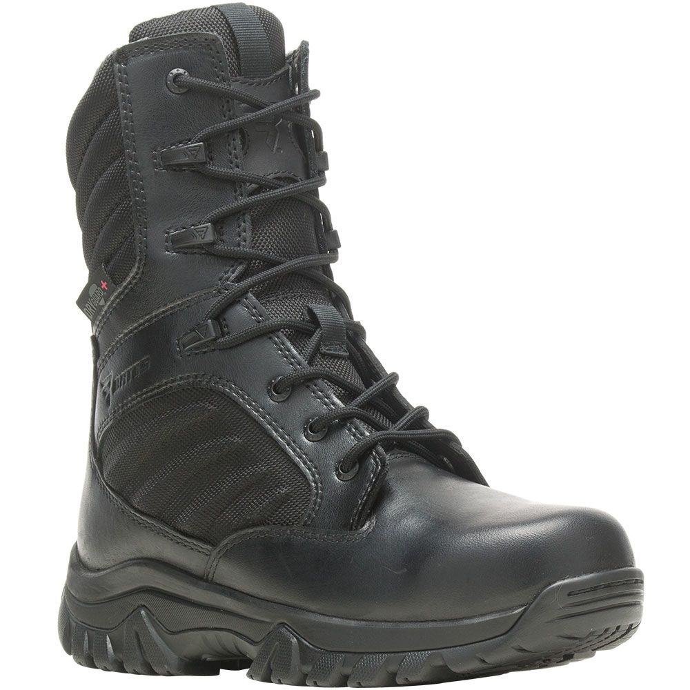 Bates GX X2 Tall Zip DryGuard Non-Safety Toe Work Boots - Womens Black