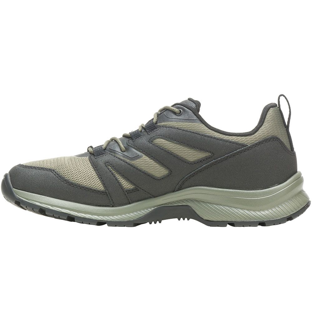 Bates Rallyforce Low Non-Safety Toe Work Shoes - Mens Olive Back View