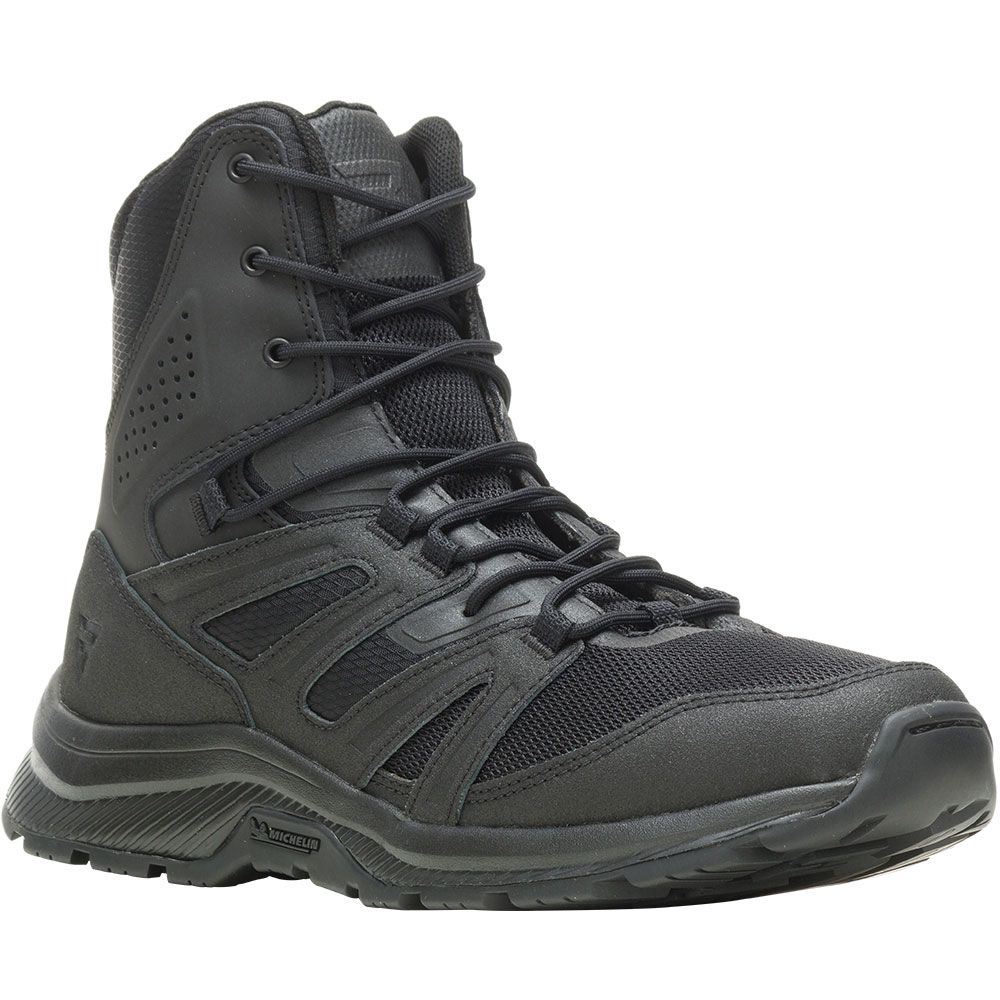 Bates Rallyforce Tall Side Zip Non-Safety Toe Work Boots - Mens Black