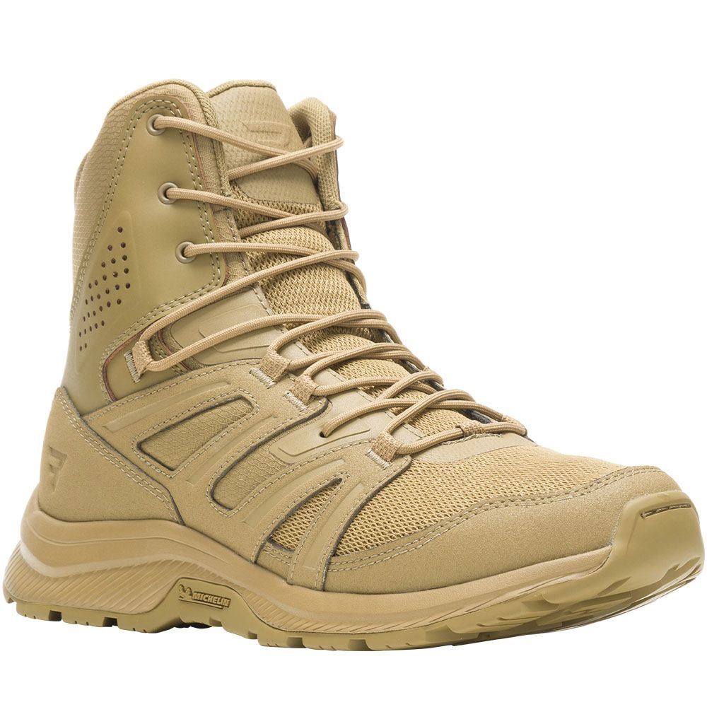 Bates Rallyforce Tall Side Zip Non-Safety Toe Work Boots - Mens Coyote