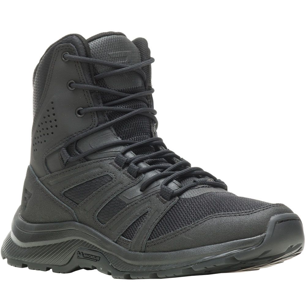 Bates Rallyforce Tall Side Zip Non-Safety Toe Work Boots - Womens Black