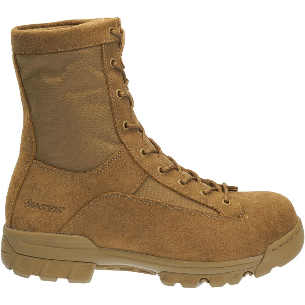 Bates Ranger 2 Hot Weather Composite Toe Work Boots - Mens Tan Side View