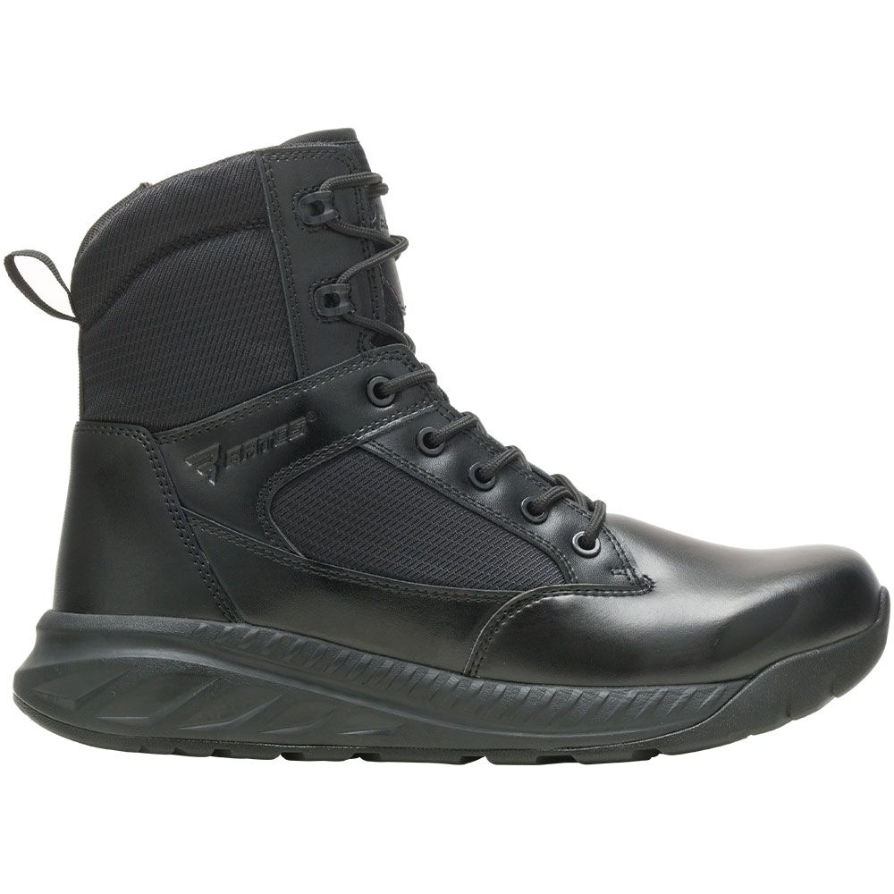 Bates Opspeed Tall Side Zip Non-Safety Toe Work Boots - Mens Black Side View