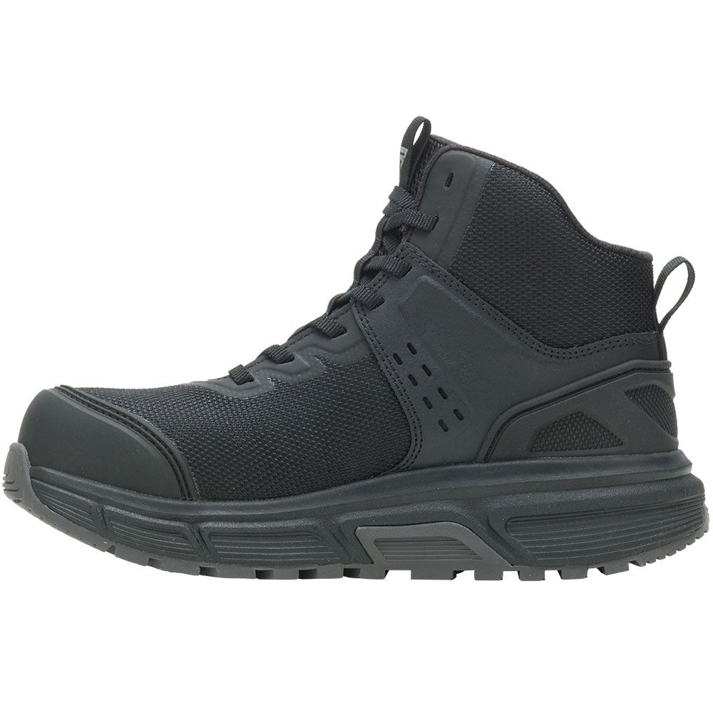 Bates Jumpstart Mid Energybound Safety Toe Work Shoes - Womens Midnight Back View