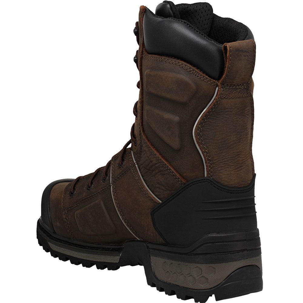 Baffin Monster 8" Composite Toe Mens Work Boots Brown Back View
