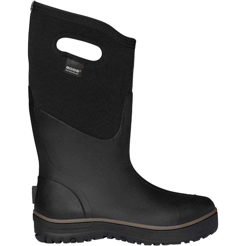 Bogs Ultra High Rubber Boots - Mens Black Side View