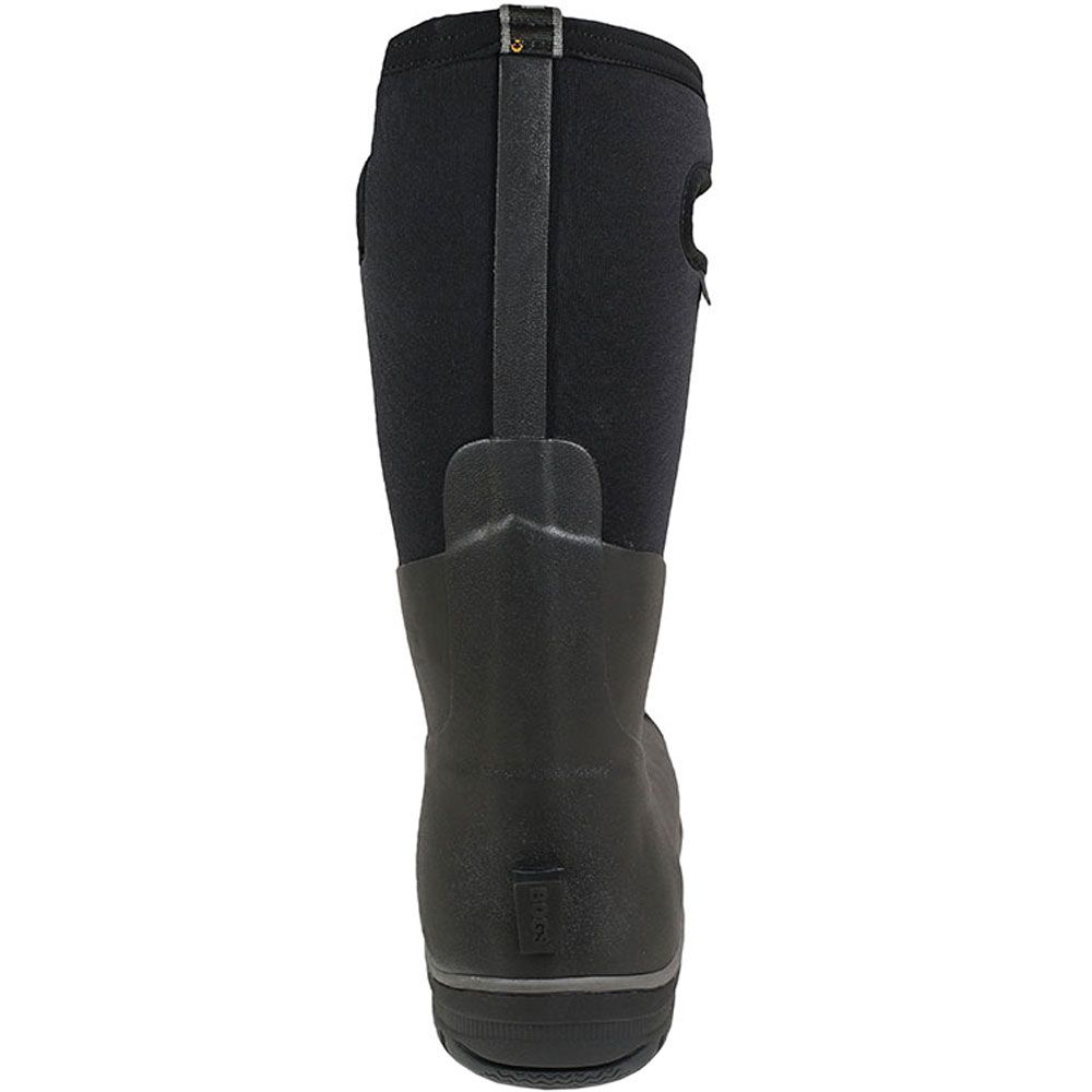 Bogs Ultra High Rubber Boots - Mens Black Back View