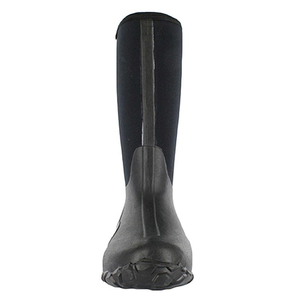 Bogs Classic High Rubber Boots - Mens Black Back View