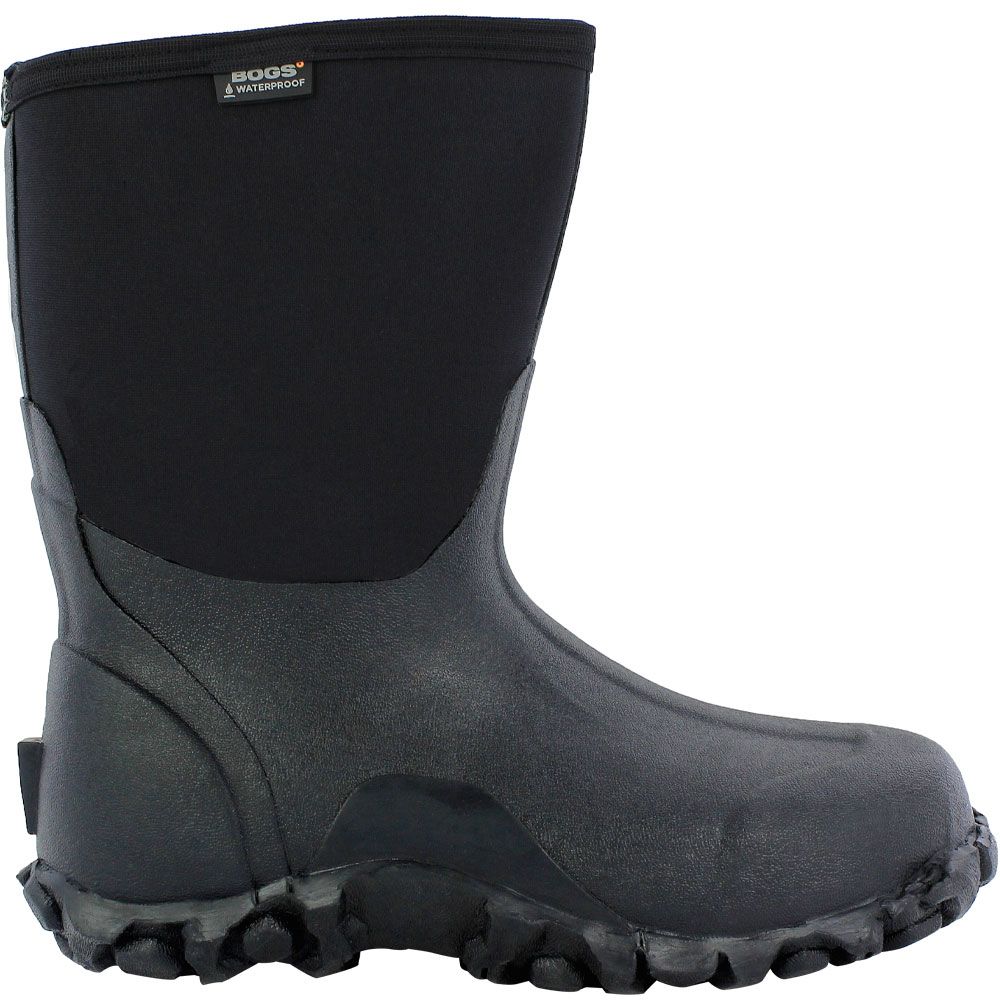 Bogs Classic Mid Non-Safety Toe Work Boots - Mens Black