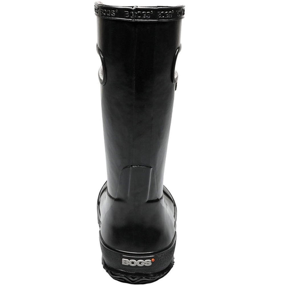 Bogs Rainboot Solid Boot - Boys | Girls Black Back View