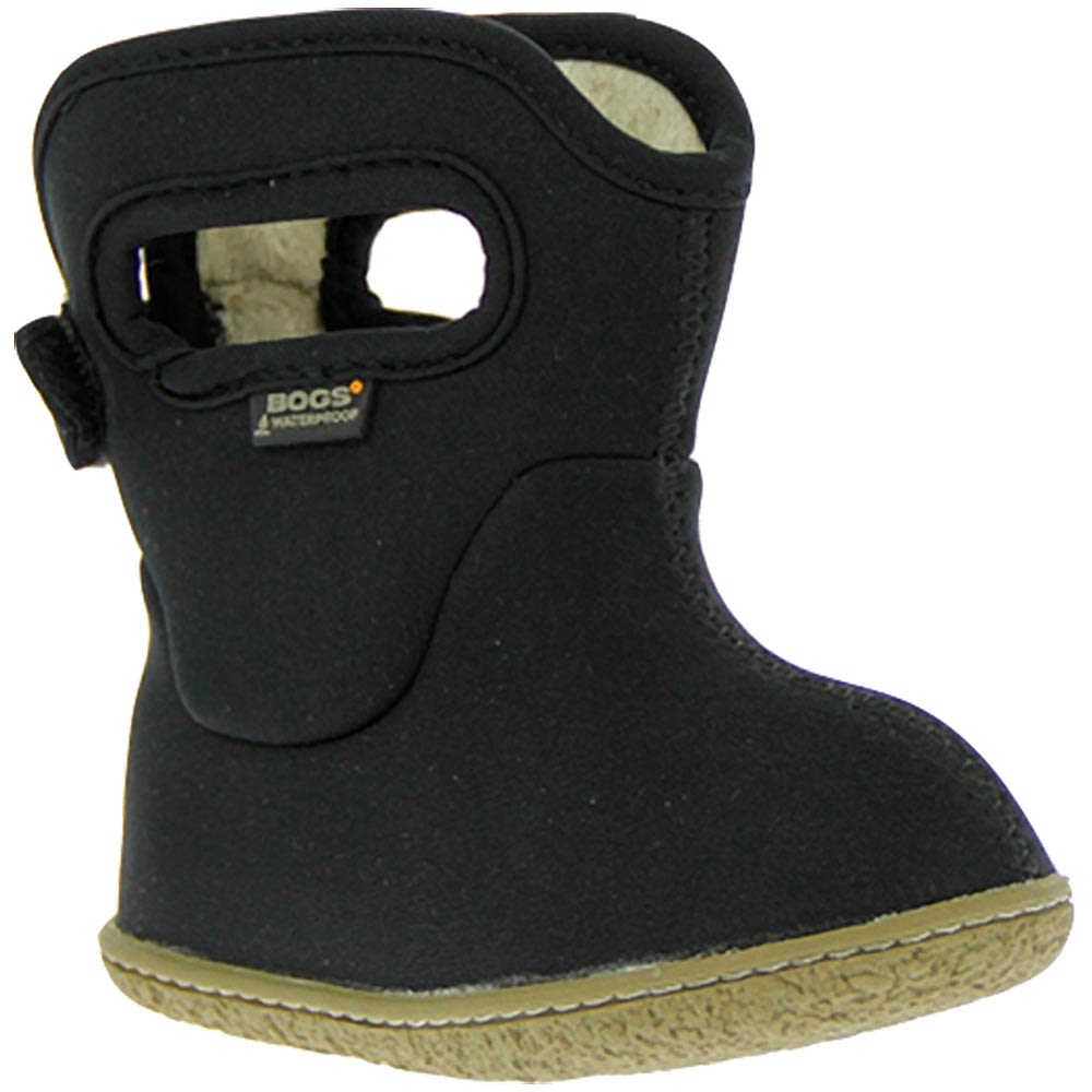 Bogs Classic Solid Color Winter Boots - Baby Toddler Black