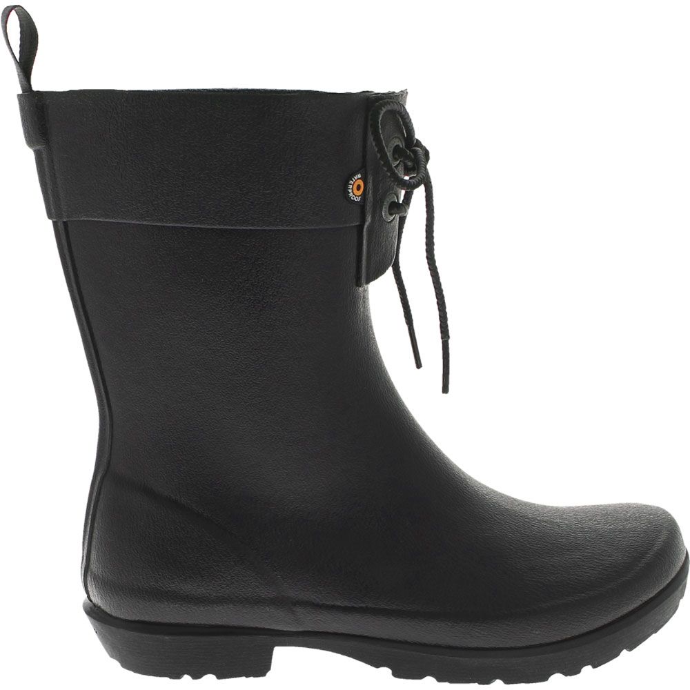 Bogs Flora 2 Eye Boot Rain Boots - Womens Black Side View