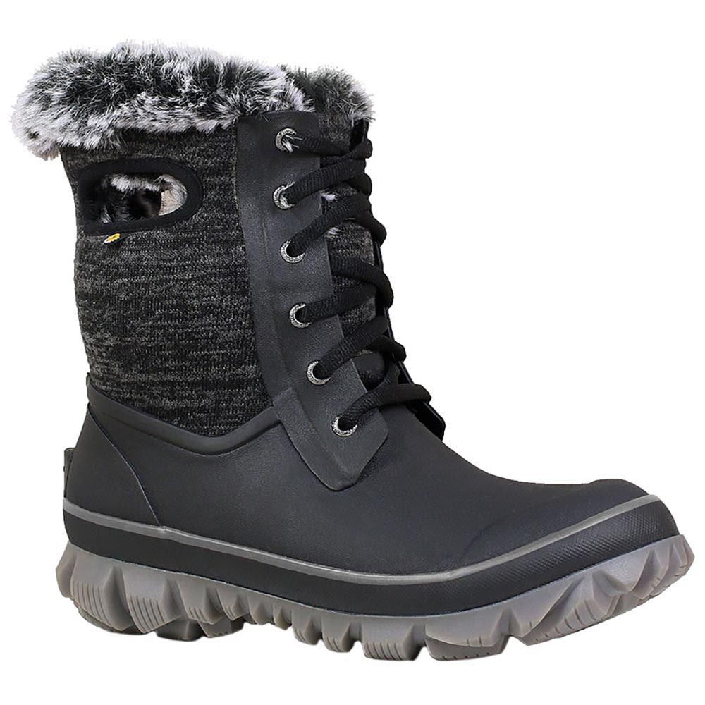 Bogs Arcata Knit Winter Boots - Womens Black Multi