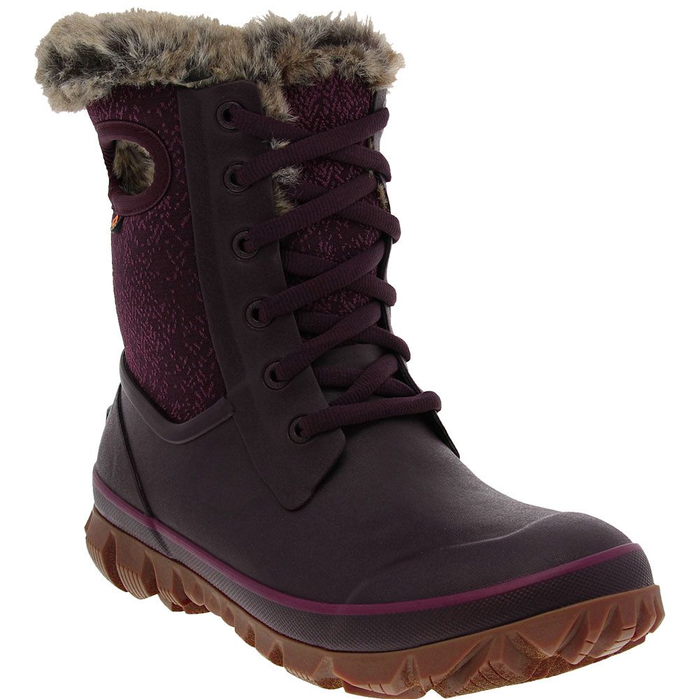 Bogs Arcata Faded Winter Boots - Womens Burgundy