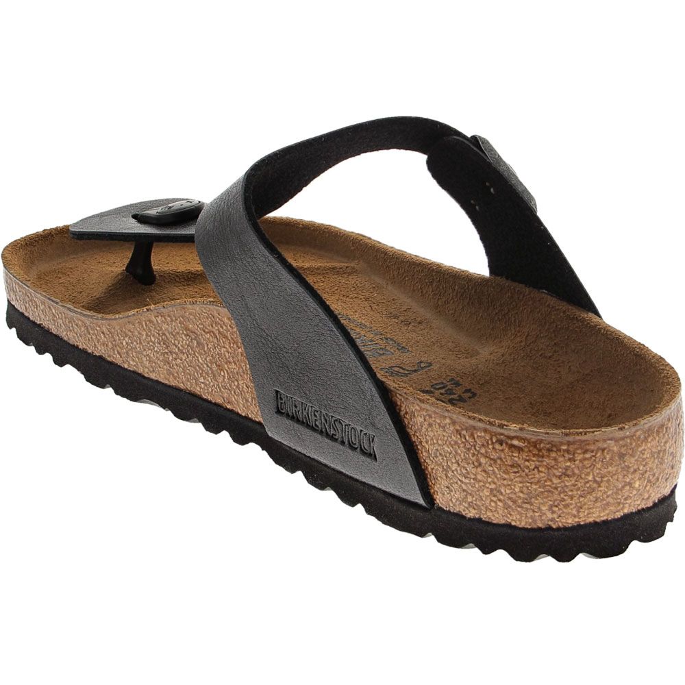Birkenstock Gizeh Thong Sandals - Womens Graceful Licorice Back View