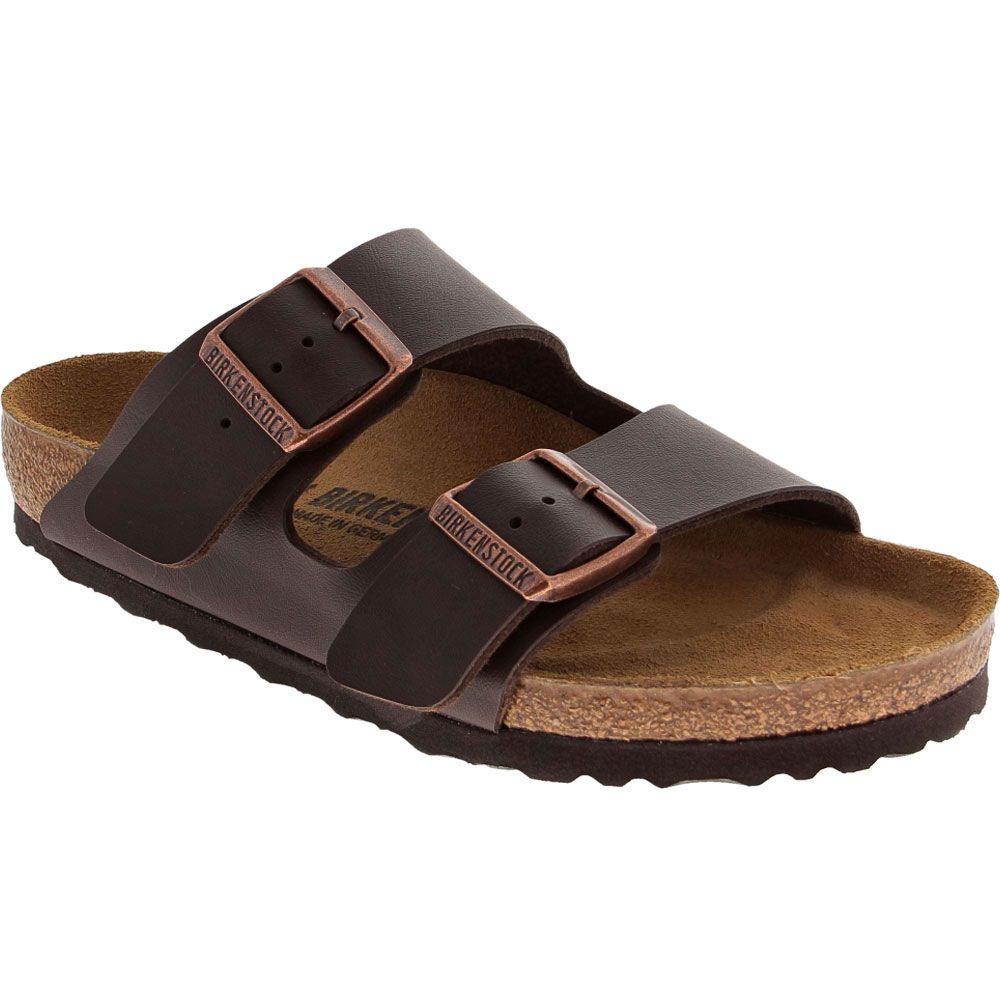 Birkenstock Arizona Birko 2 Strap Sandals - Mens Dark Brown