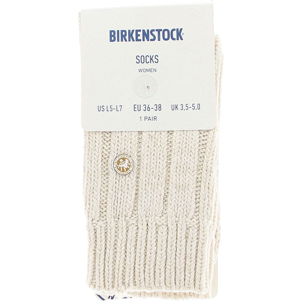 Birkenstock Cotton Twist Socks - Womens Beige View 2