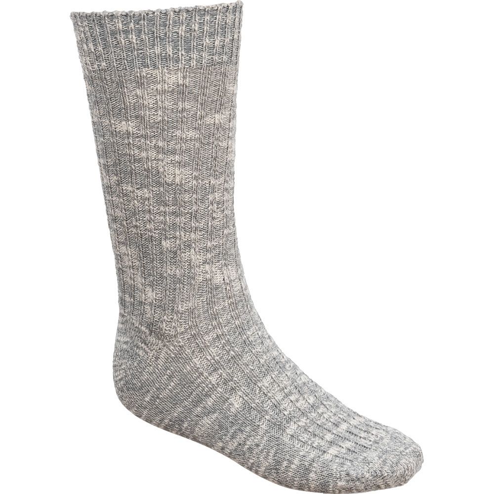 Birkenstock Cotton Slub Crew Socks Grey