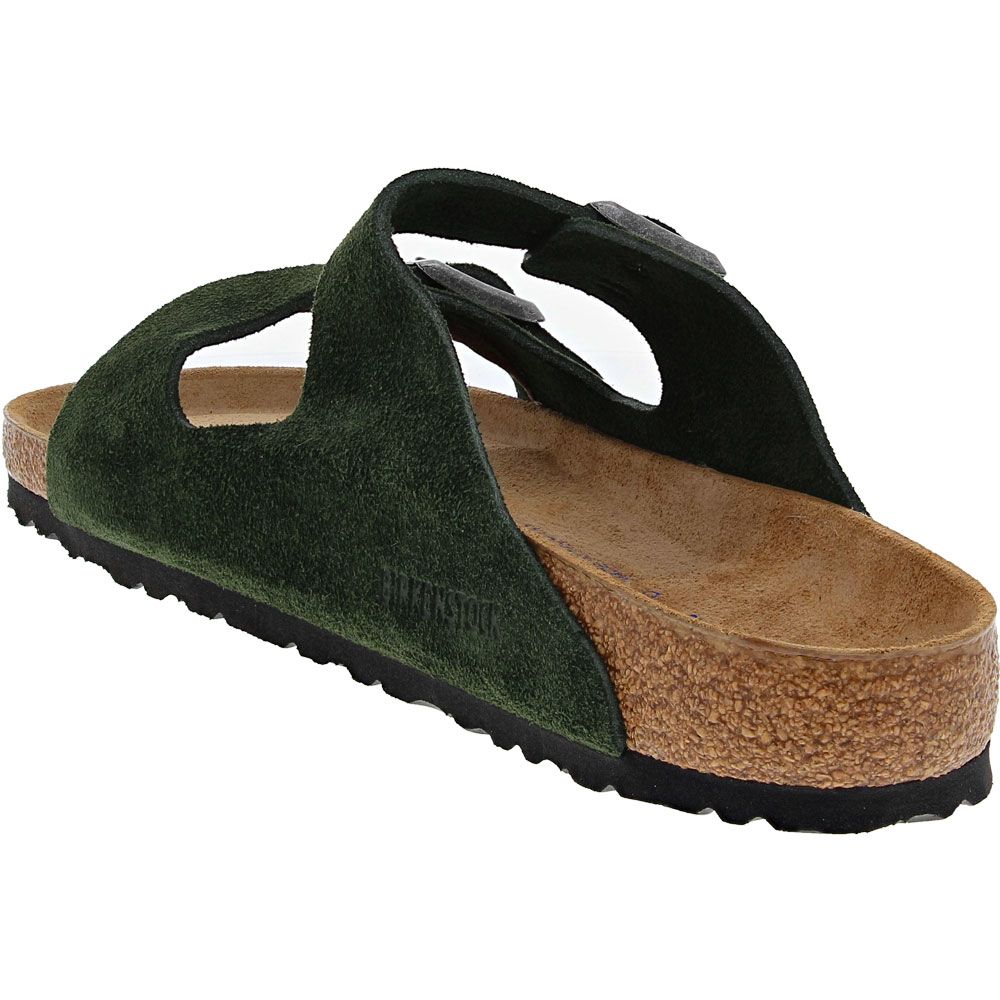 Birkenstock Arizona Soft Footbed Sandals - Mens Mountain View Green Back View