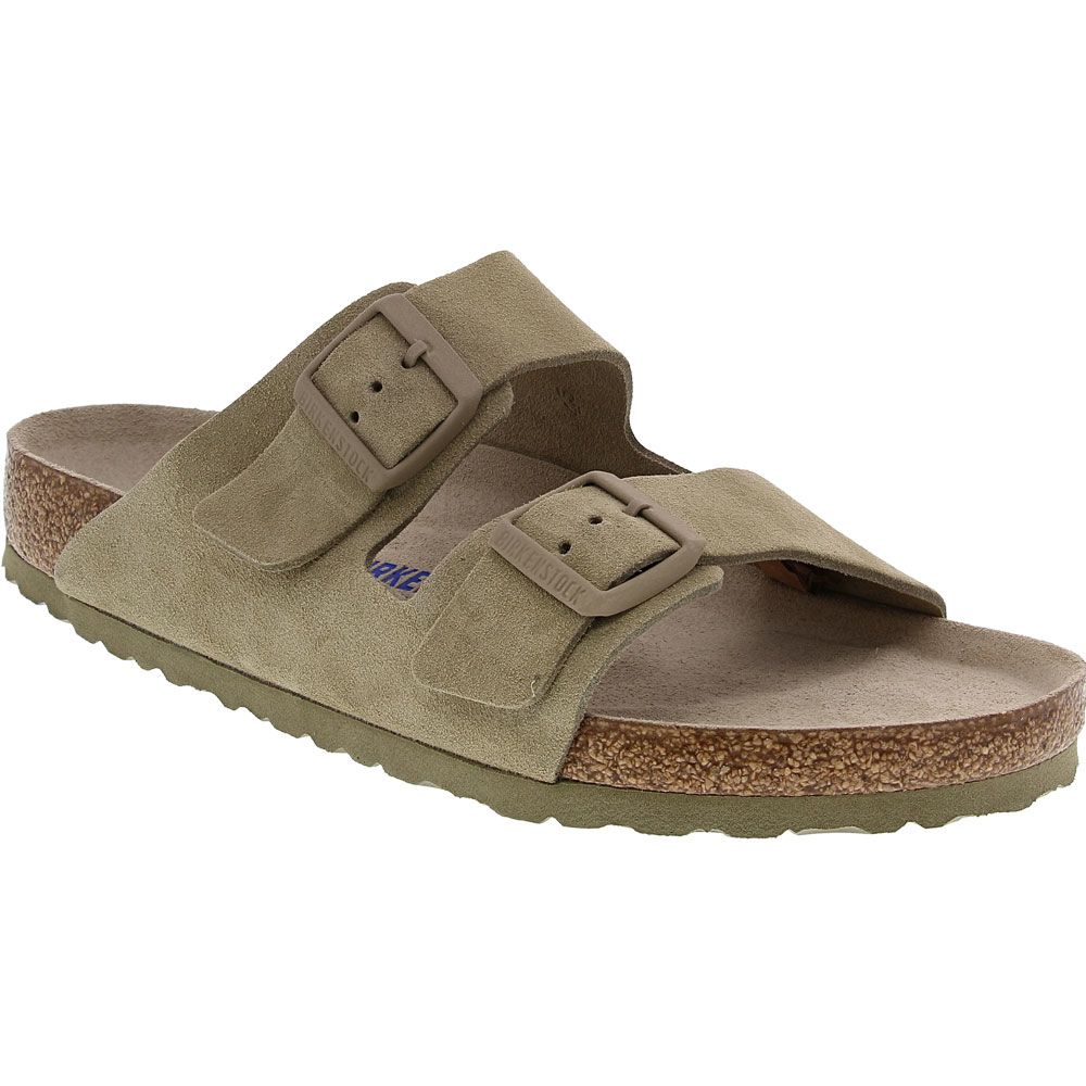 Birkenstock Arizona Soft Footbed Sandals - Mens Khaki