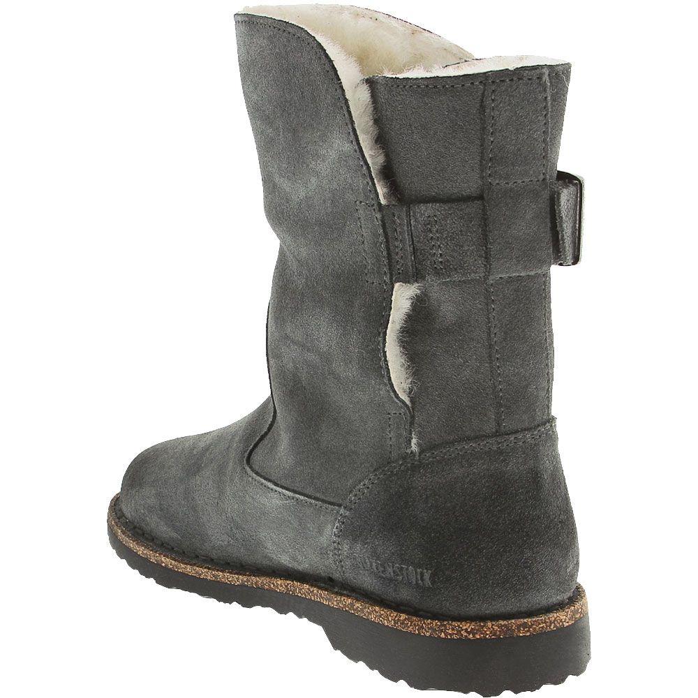 Birkenstock Uppsala  Shearling Casual Boots - Womens Graphite Back View