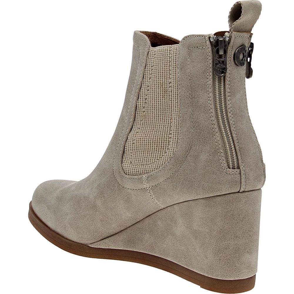Blowfish Praline Casual Boots - Womens White Sand Back View