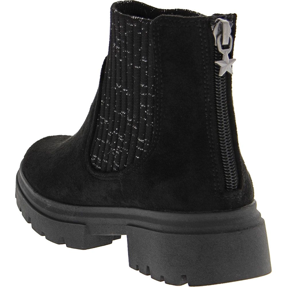 Blowfish Chassy K Boots - Girls Black Silver Back View