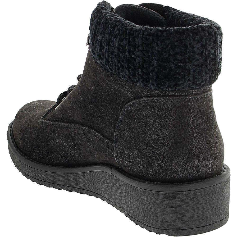 Blowfish Comet Womens Casual Boots Black Raven Back View